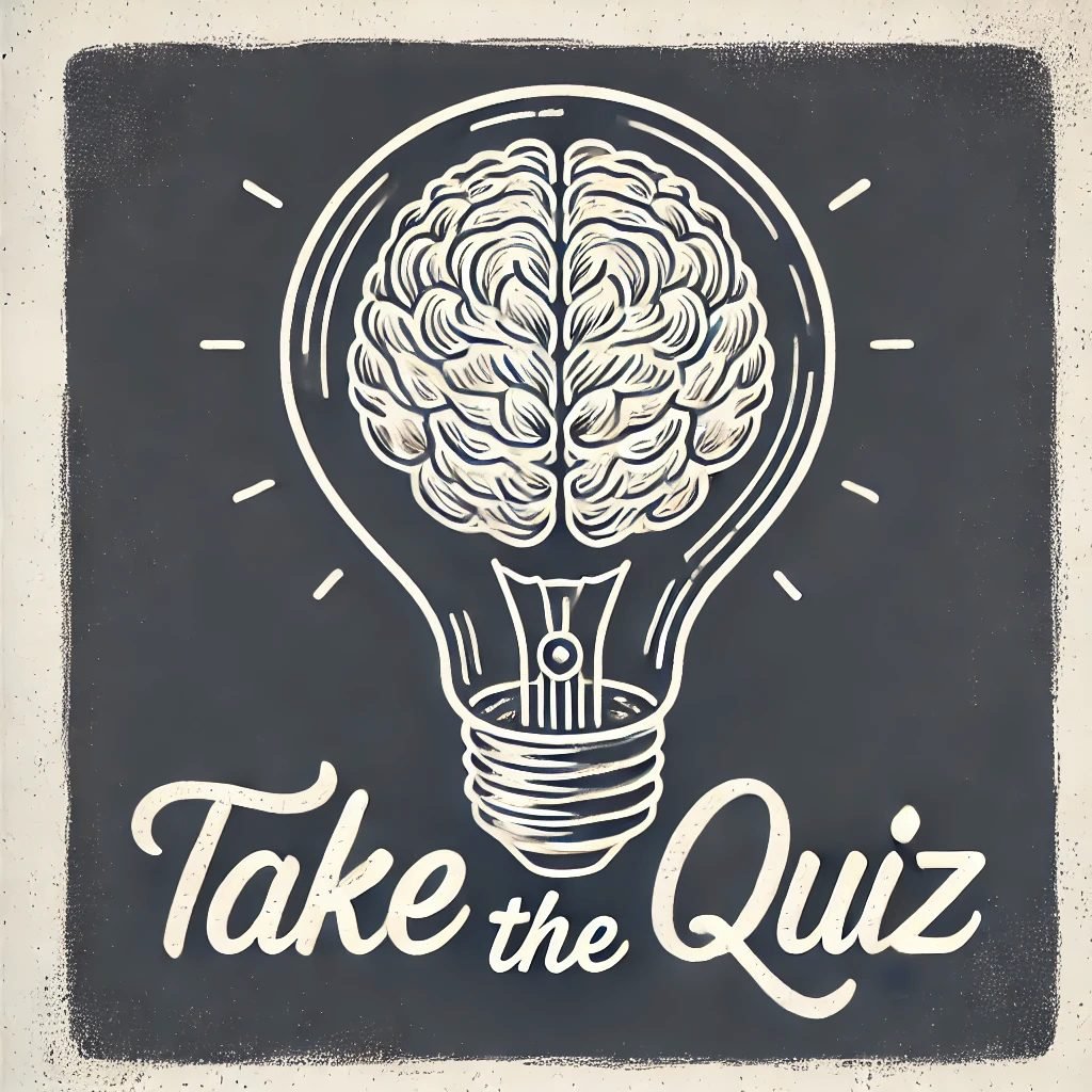 Light bulb with text